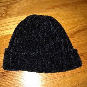 Charter Club Black Fuzzy Hat